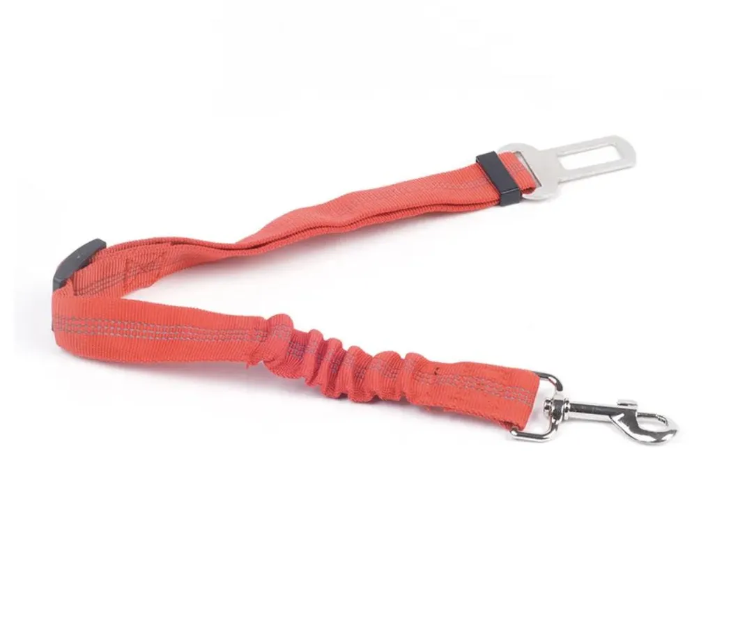 Coleira de carro para cães pequenos, cinto de segurança para carro, nylon retrátil, coleira refletiva, acessórios para pets, viagem