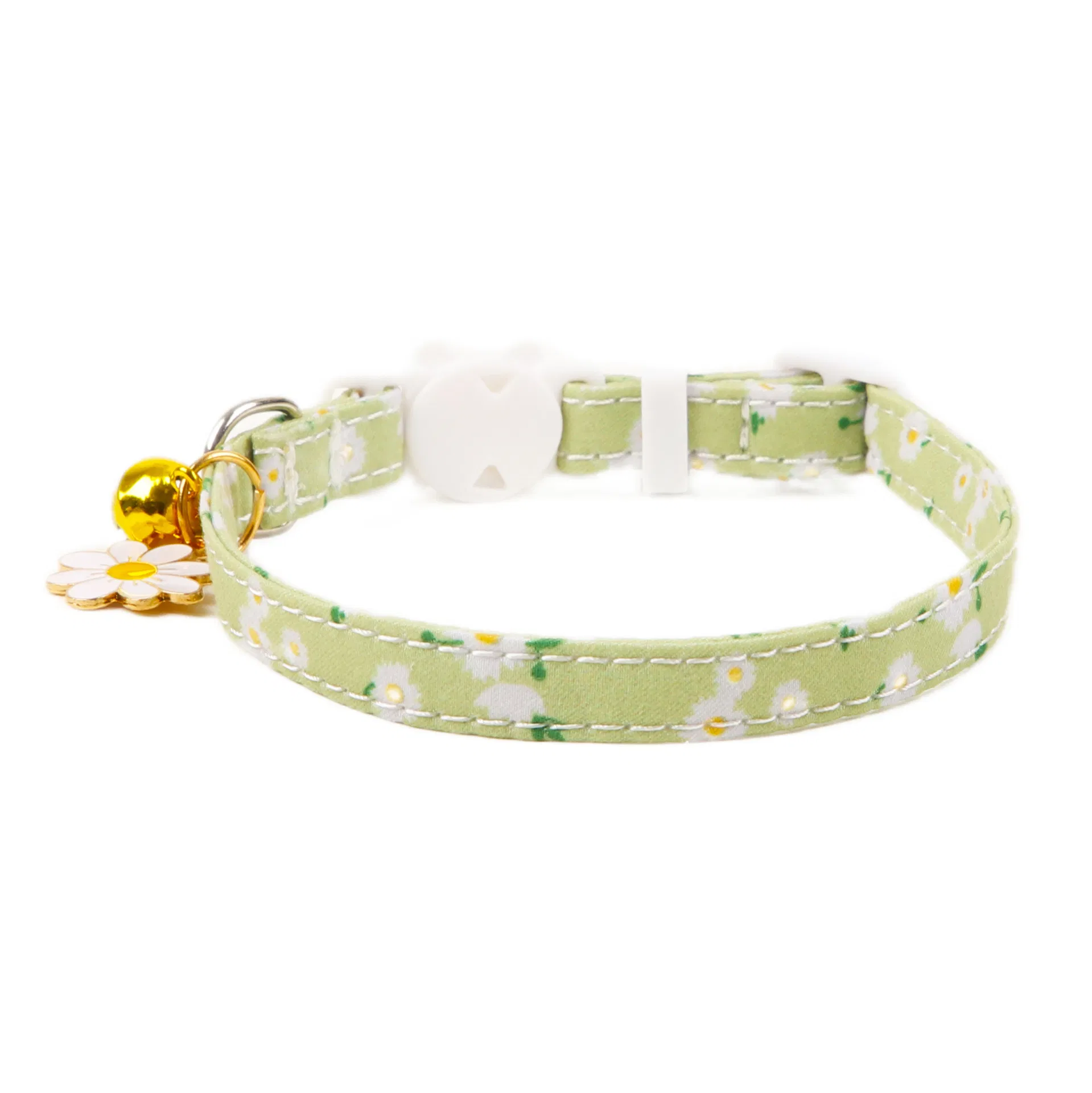 Coleira de Pet Personalizada Feita à Mão Durável Ajustável Personalizada Macia Retrátil com Fivela de Liberação para Animais de Estimação