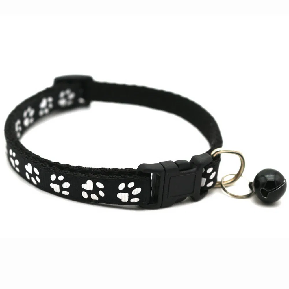 Coleira de Treinamento Personalizada de Luxo Ajustável de Nylon Impressa para Gato e Cachorro