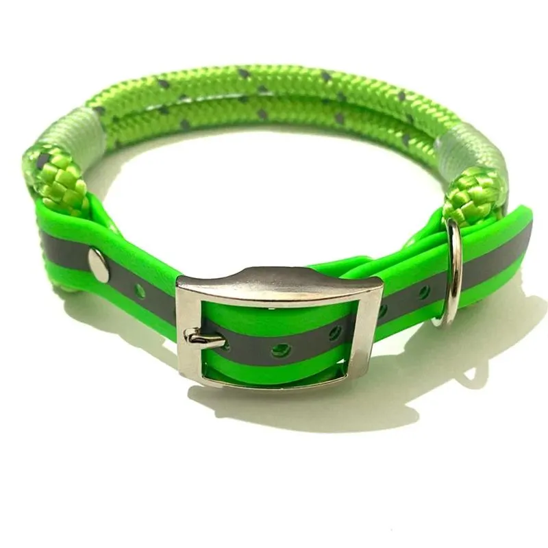 Novo Design Personalizado Coleira de Corda de Nylon Durável e Ajustável