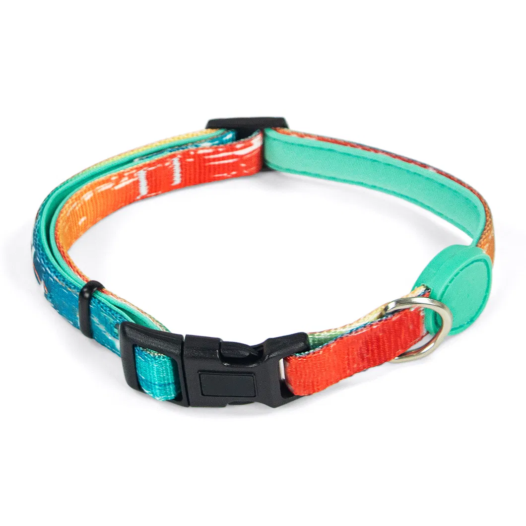 Coleiras para cães respiráveis, retráteis e duráveis, coleira calmante personalizada para cães com fivela de liberação rápida