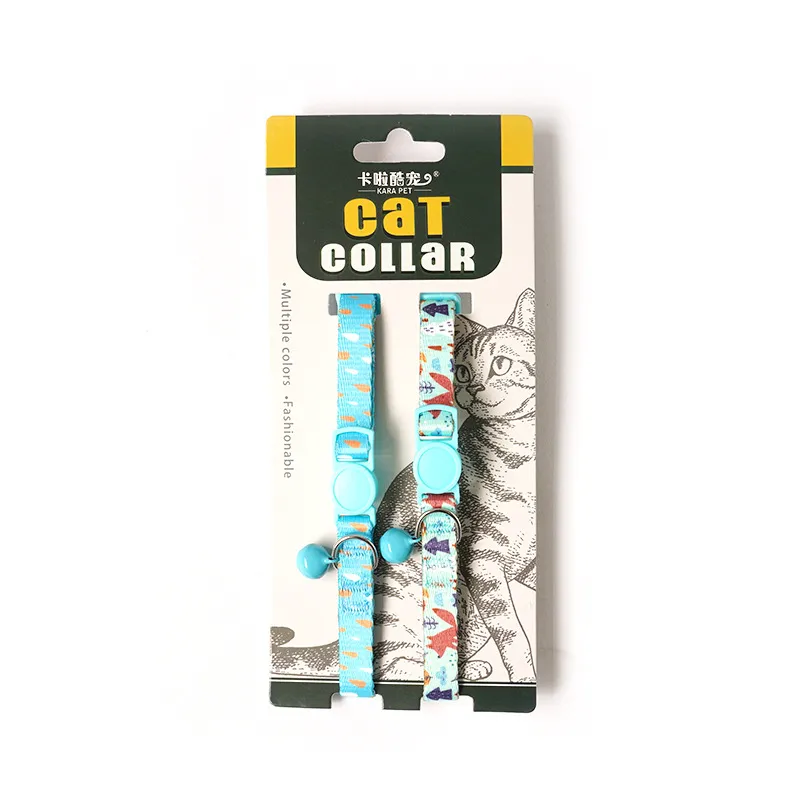 Coleira Personalizada para Gato, Fivela de Segurança Anti Asfixia, Colar Ajustável, Anti Perda para Gatinhos, Decoração com Sino, Coleira para Pescoço
