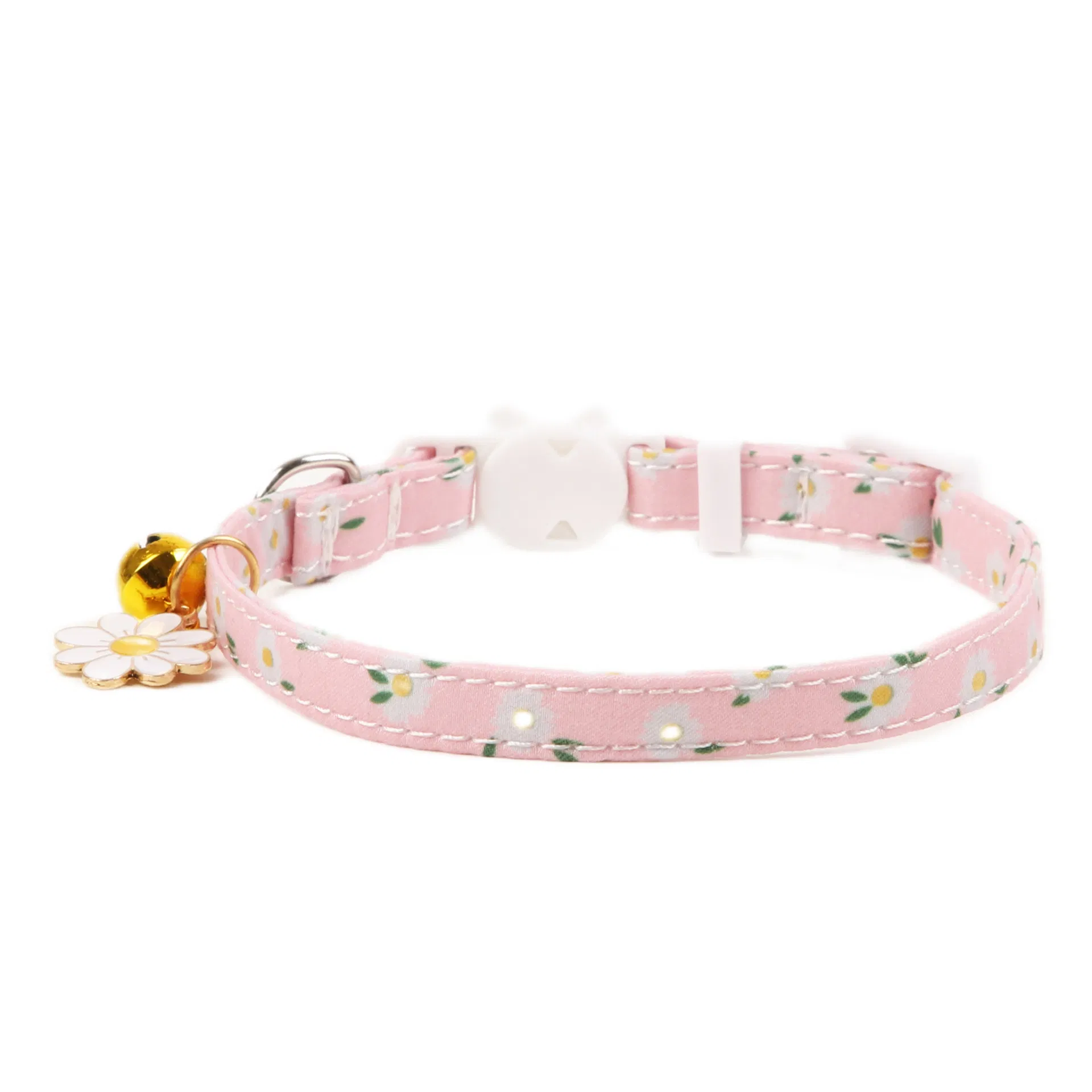 Coleira de Pet Personalizada Feita à Mão Durável Ajustável Personalizada Macia Retrátil com Fivela de Liberação para Animais de Estimação