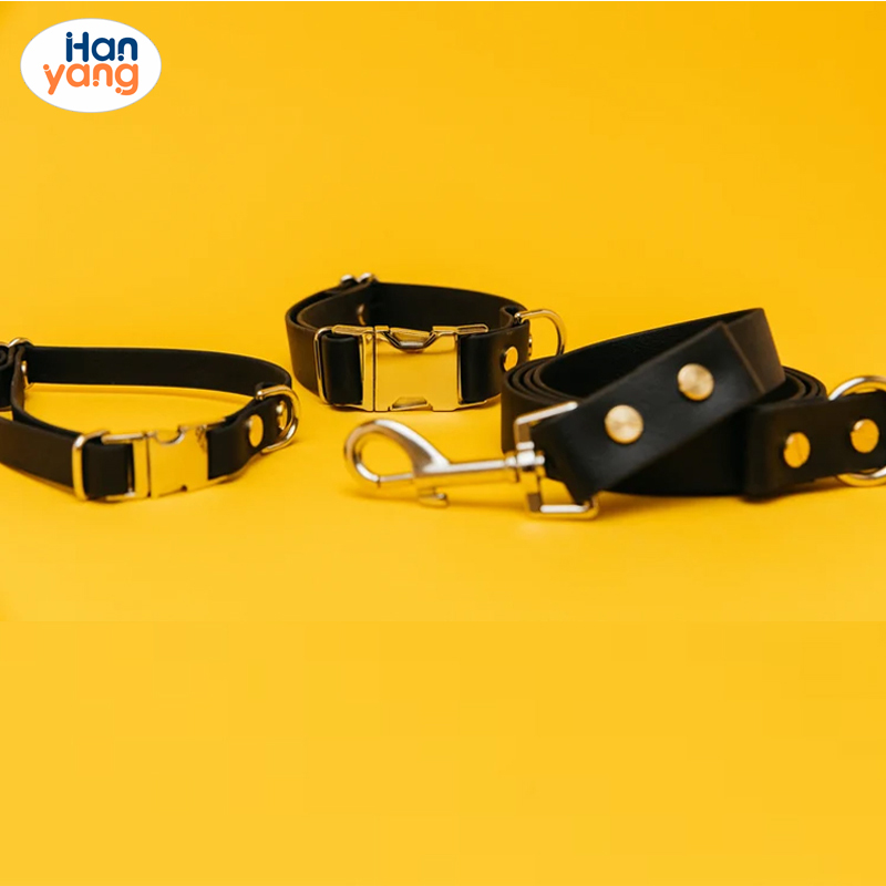 Fabricante de Amostras Gratuitas de Suprimentos para Animais de Estimação Hanyang, Conjunto de Coleiras e Guias de Cachorro Personalizadas de Luxo, Atacado, Personalizadas, à Prova d'Água, em PVC