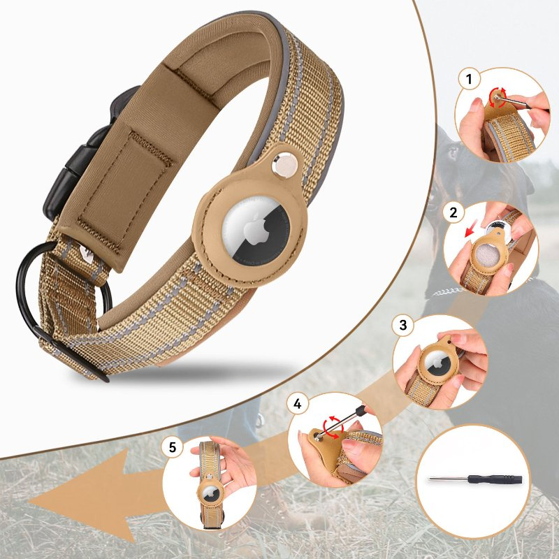 Conjunto de Coleira e Guia para Caminhada Ajustável, Macia e Refletiva para Gato e Cachorro