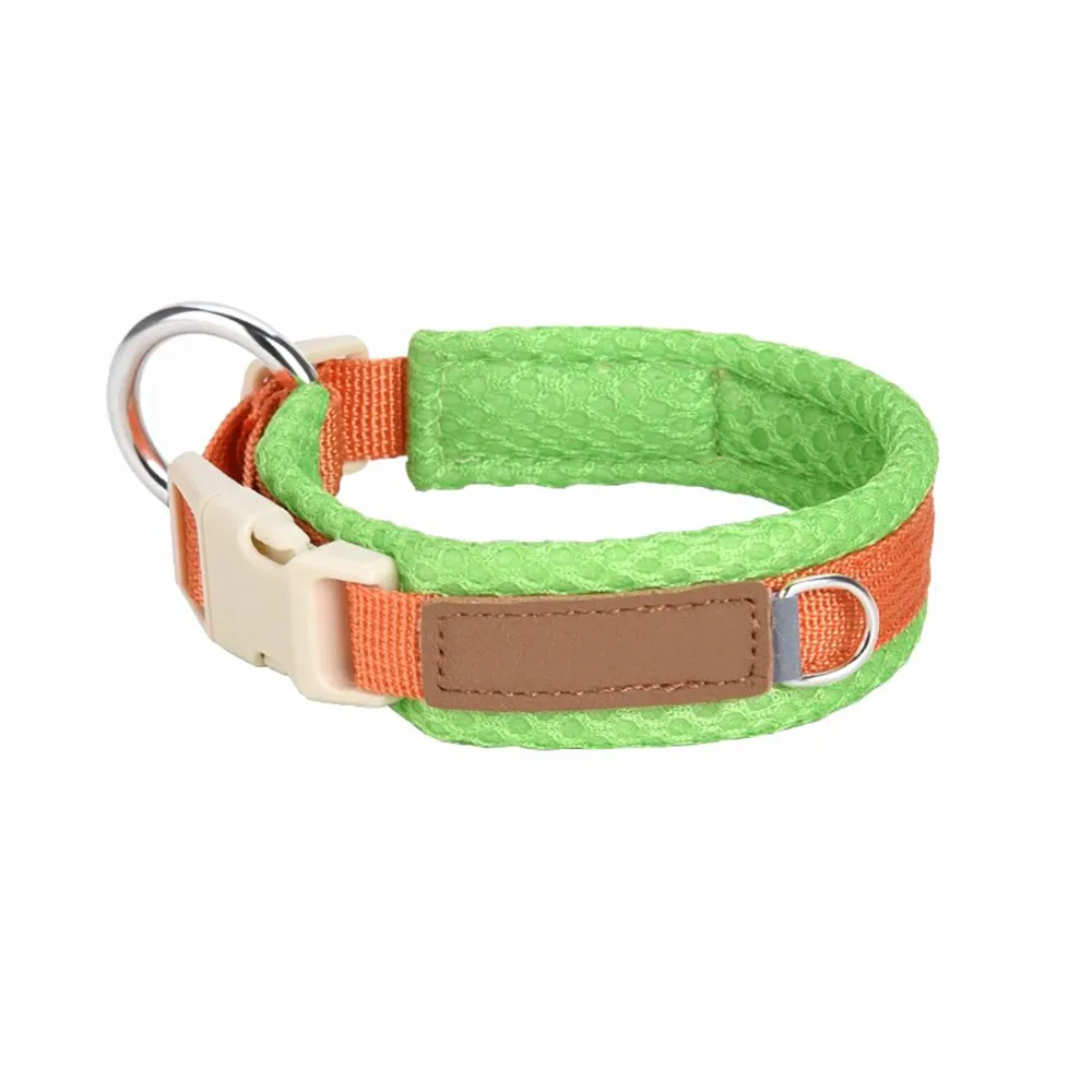 Coleiras grandes para cães premium em malha, grossas, retráteis e personalizáveis, em cores da moda