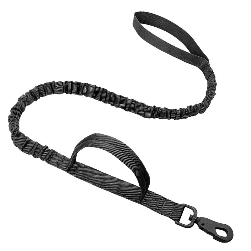 Conjunto de Coleira e Arnês Tático de Nylon Espesso e Ajustável para Cães, Grande, com Almofada, Atacado