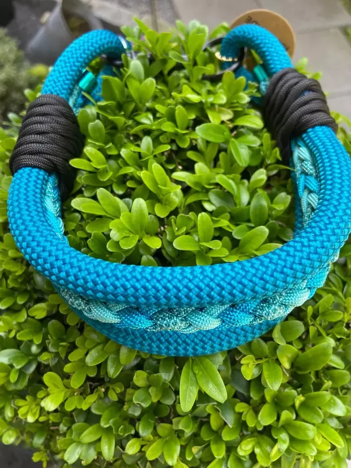 Nova Coleira de Gato e Cachorro em Paracord Trançado com Liberação Rápida para Treinamento de Escalada Feita à Mão