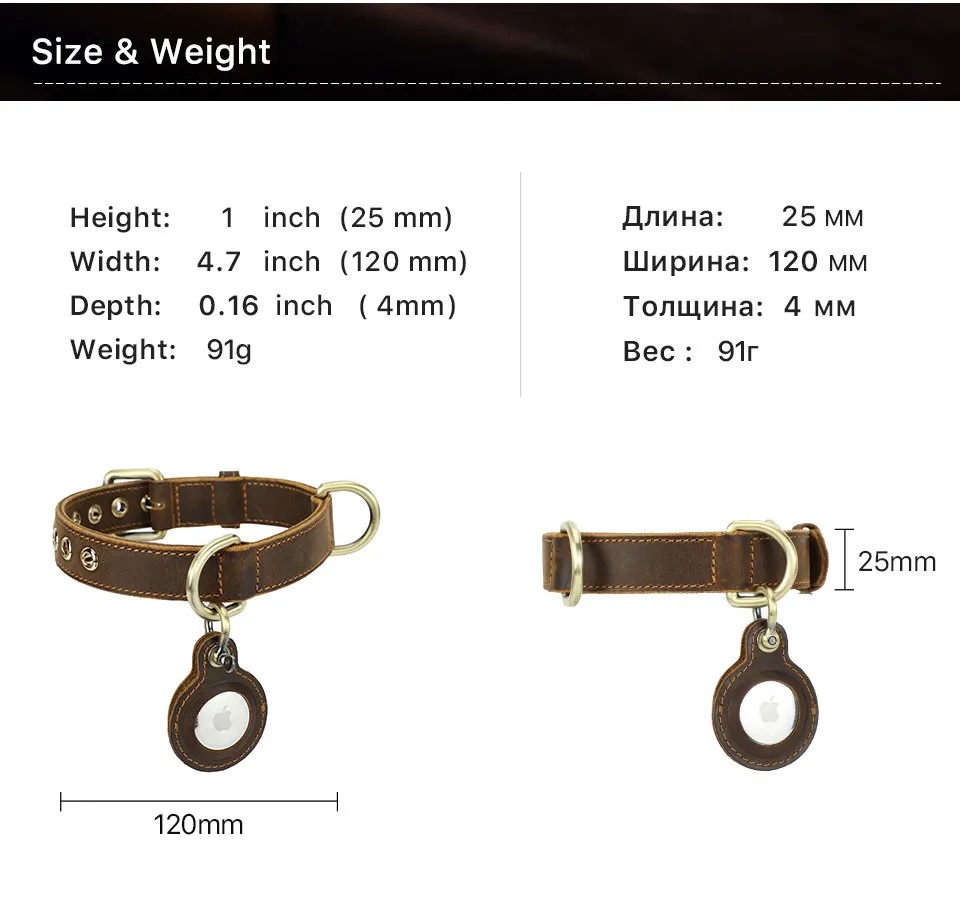 Ga180 Coleira de Cão Personalizada DIY Luxuosa Grande Pequena com Metal para Sublimação, Fivela de GPS, Couro, Tática, Personalizada, Impermeável