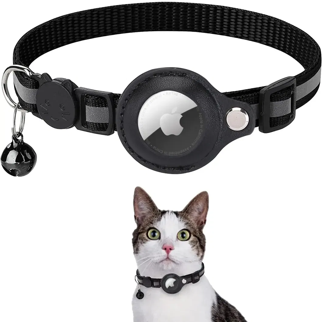 Personalize Charm de Luxo para Air Tag Antiperda com GPS Inteligente para Rastreamento de Animais de Estimação, Gato, Cachorro, Coleira e Guias com Sino Único e Impressão Refletiva