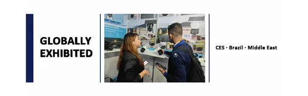 Exibição em feiras internacionais