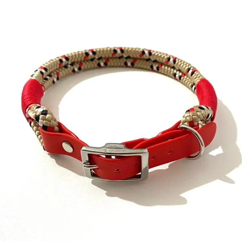 Novo Design Personalizado Coleira de Corda de Nylon Durável e Ajustável