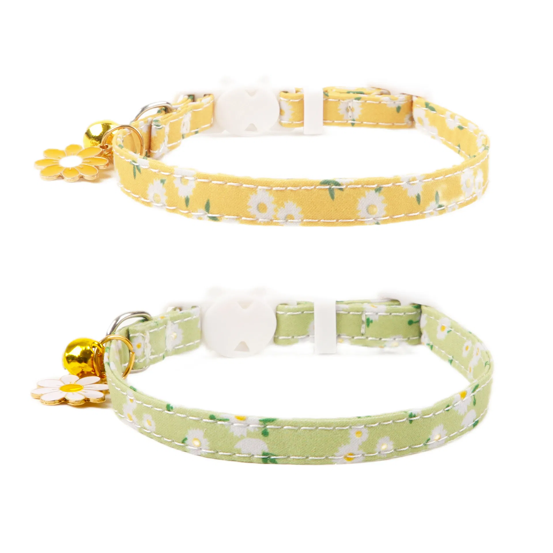 Coleira de Pet Personalizada Feita à Mão Durável Ajustável Personalizada Macia Retrátil com Fivela de Liberação para Animais de Estimação