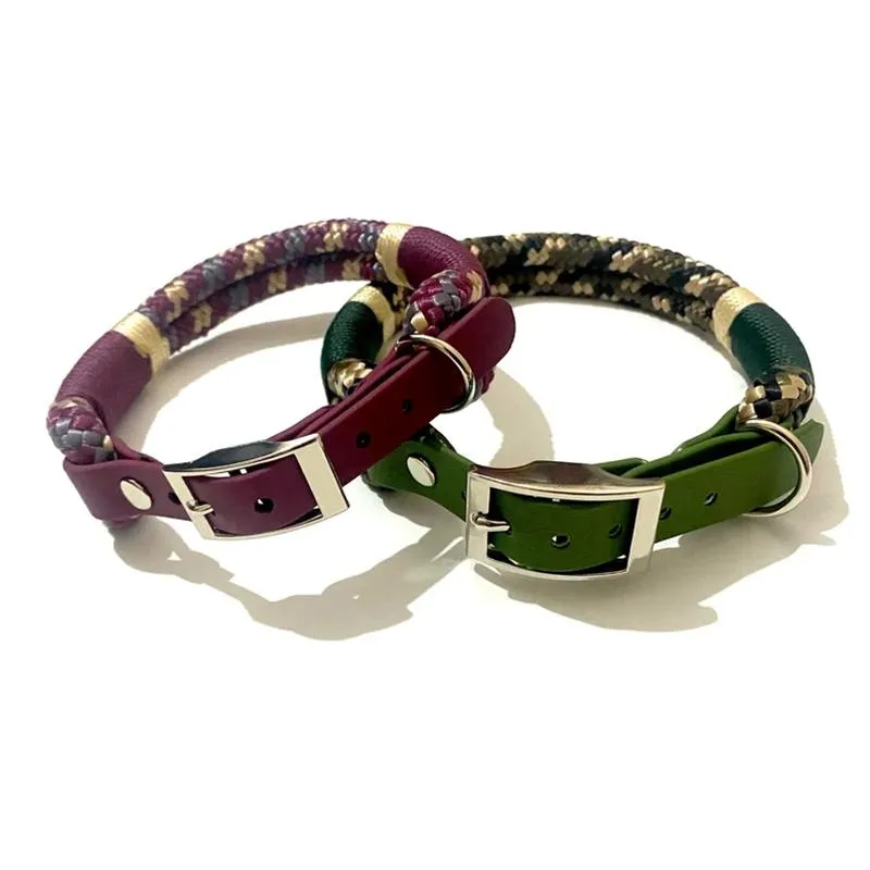 Novo Design Personalizado Coleira de Corda de Nylon Durável e Ajustável