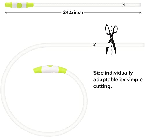 Customized Silicone Luminous Dog Collar LED Pet Collar Flashing LED Collar