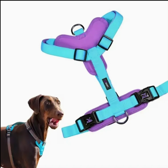 Adjustable Outdoor Nylon Chest Strap Dog Harness for Active Pets
