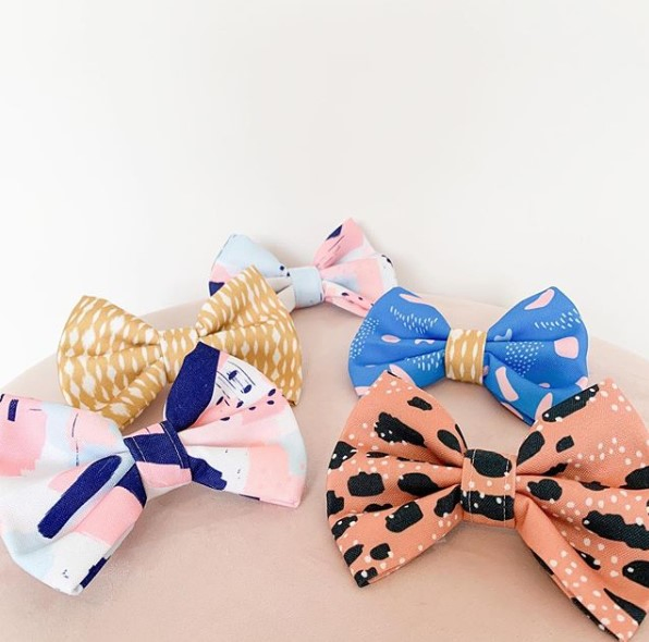 Hanyang Custom Canvas Polyester Pet Dog Bowtie with Private Brand Logo