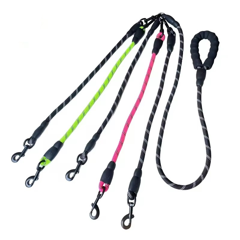 Polyester Neck Wrap Reflective Glitter Adjustable Slave Tactical Collar Pet Collar