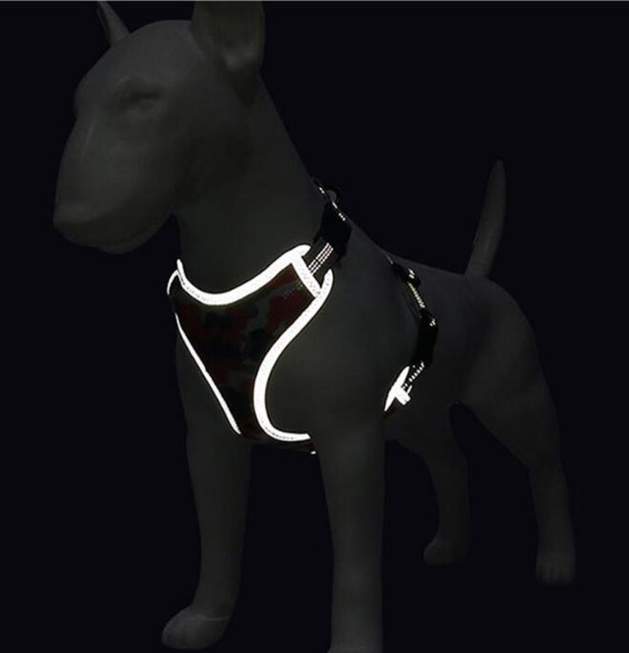 Reflective Escape-Proof Dog Harness No Pull Easy Walk Step in Pet Harness
