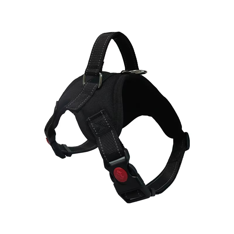 Cushioned Chest Compression and Reflective Breathable Premium Safety Mesh Pet Dog Harness