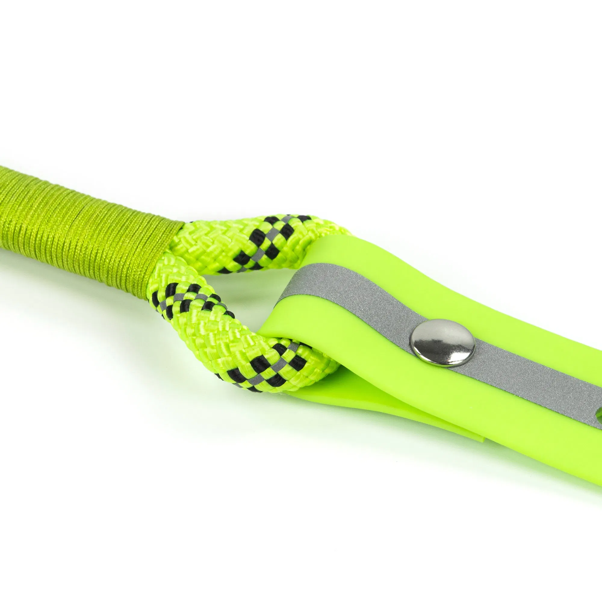 Luxury Adjustable Tactical Dog Collar Soft Knit Handle Ribbon Heavy Duty Bungee Leash Printed Dog Collar for Training