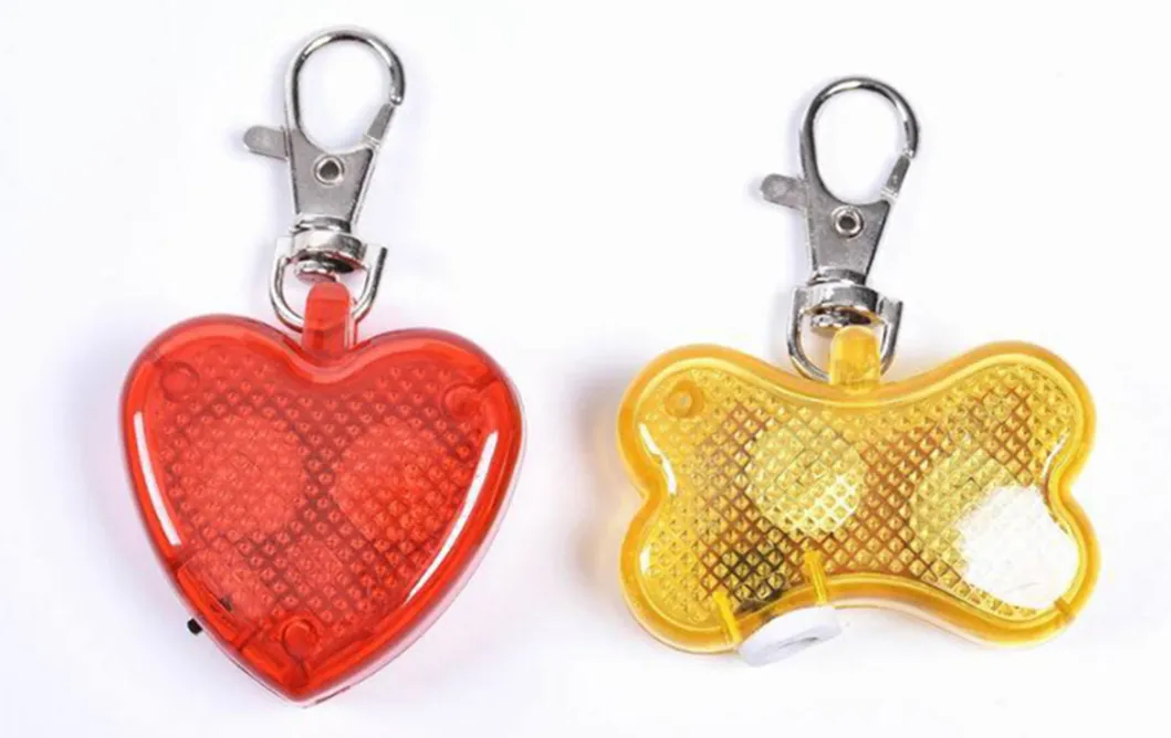 LED Heart Flash Pet Pendant 3