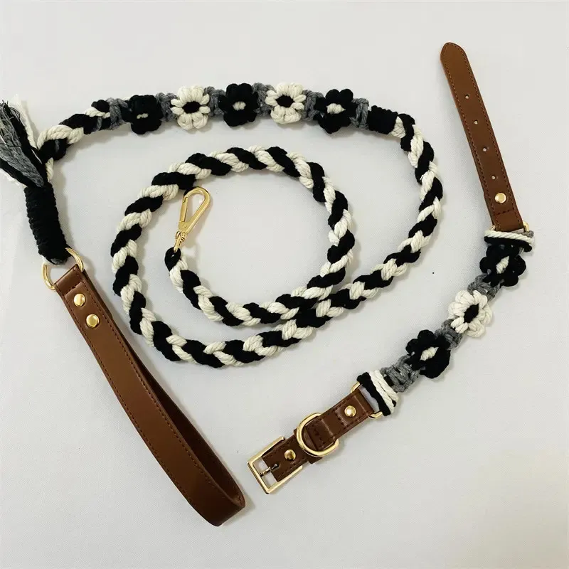 Macrame Dog Leash Detail 3