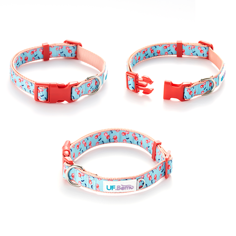 Hot Sale Adjustable Custom Pattern Pet Collar Soft Durable Print Dog Collar