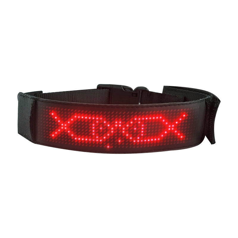 New Arrival: Traction-Style Pet LED Collar, Rechargeable LED Luminous Collar, Dog LED Pet Neck Collar