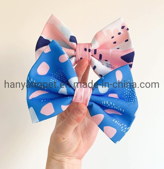 Hanyang OEM Pet Accessories Pet Product Custom OEM Bow Tie Dog Cat Bowtie Dog Collar