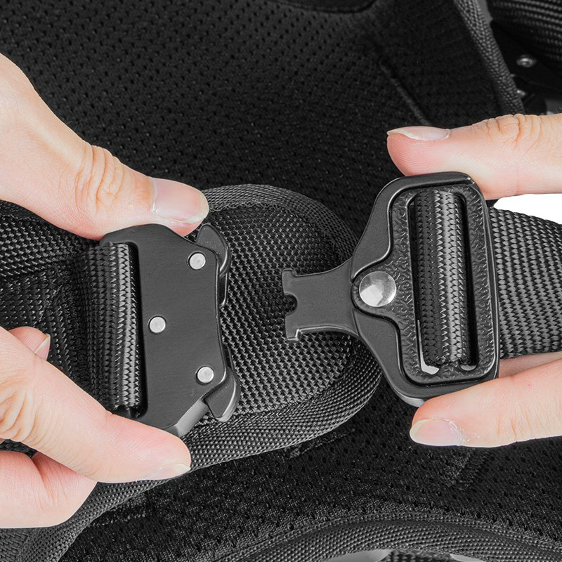 Customized Pet Products Wholesale Tactical Dog Harness with Training Waterproof EVA Padded Adjustable Outdoor Big Hunting Dog Harness