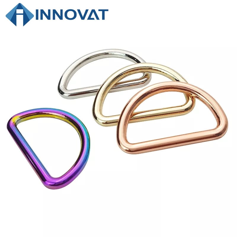 15mm 20mm 25mm Webbing D Ring for Bag Accessory Belt Loop Buckle Metal Hardware Pet Dog Collar Garment Backpack Clasps