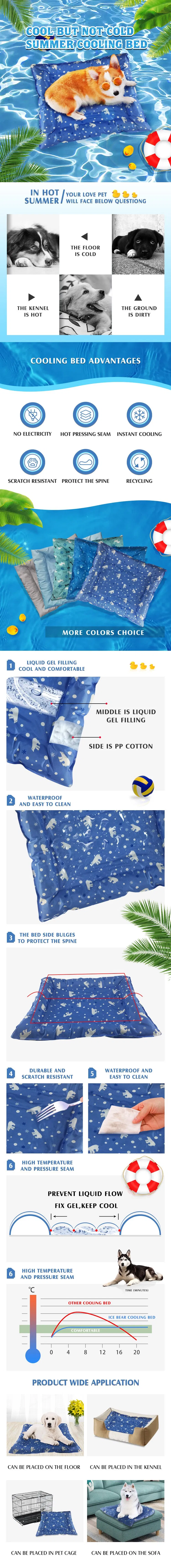 Pet Gel Cooling Bed Mat