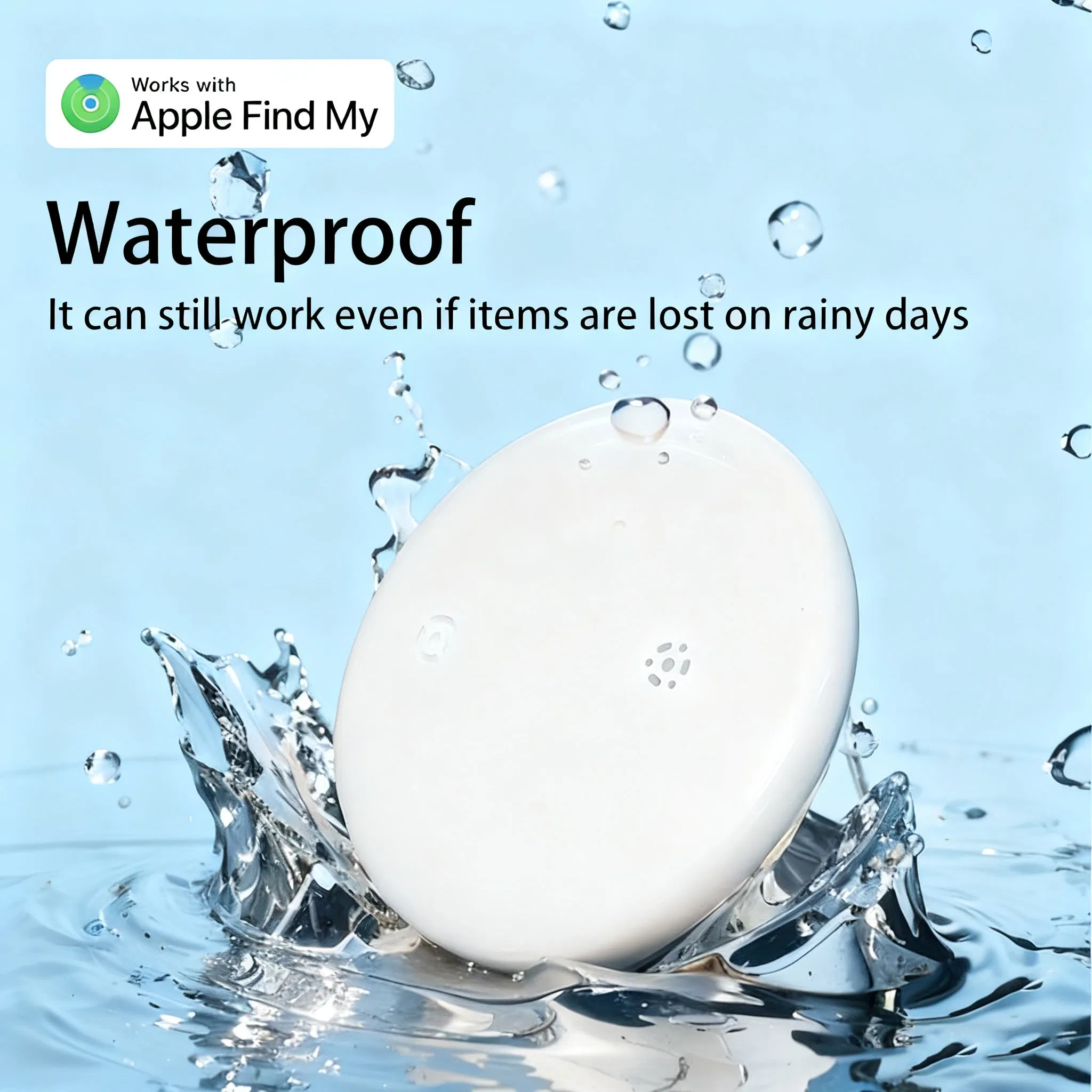 Bluetooth APP Itag Air Tag Tracking GPS Pet Collar Smart Tracker - Apple Find My, Waterproof, Thinner, Global Notifications &amp; Sound Alert