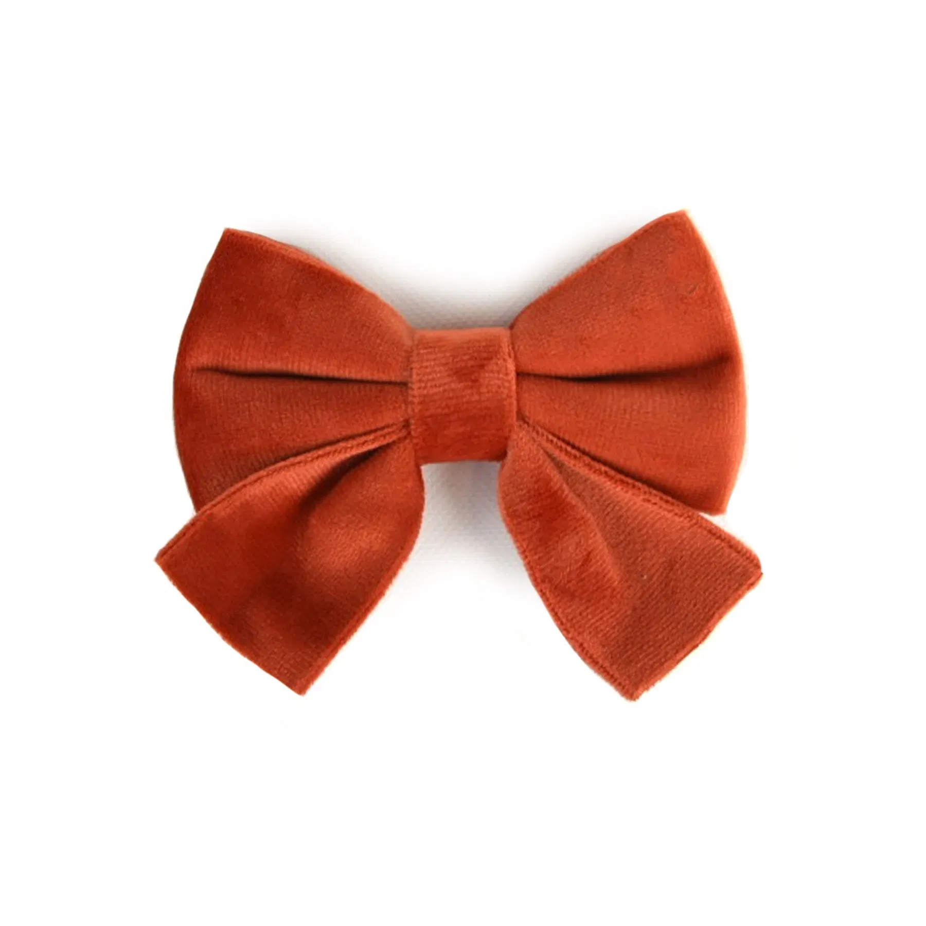 Hanyang Pet Products Custom Pet Supplies Velvet Dog Collar Velvet Sailor Bow Tie