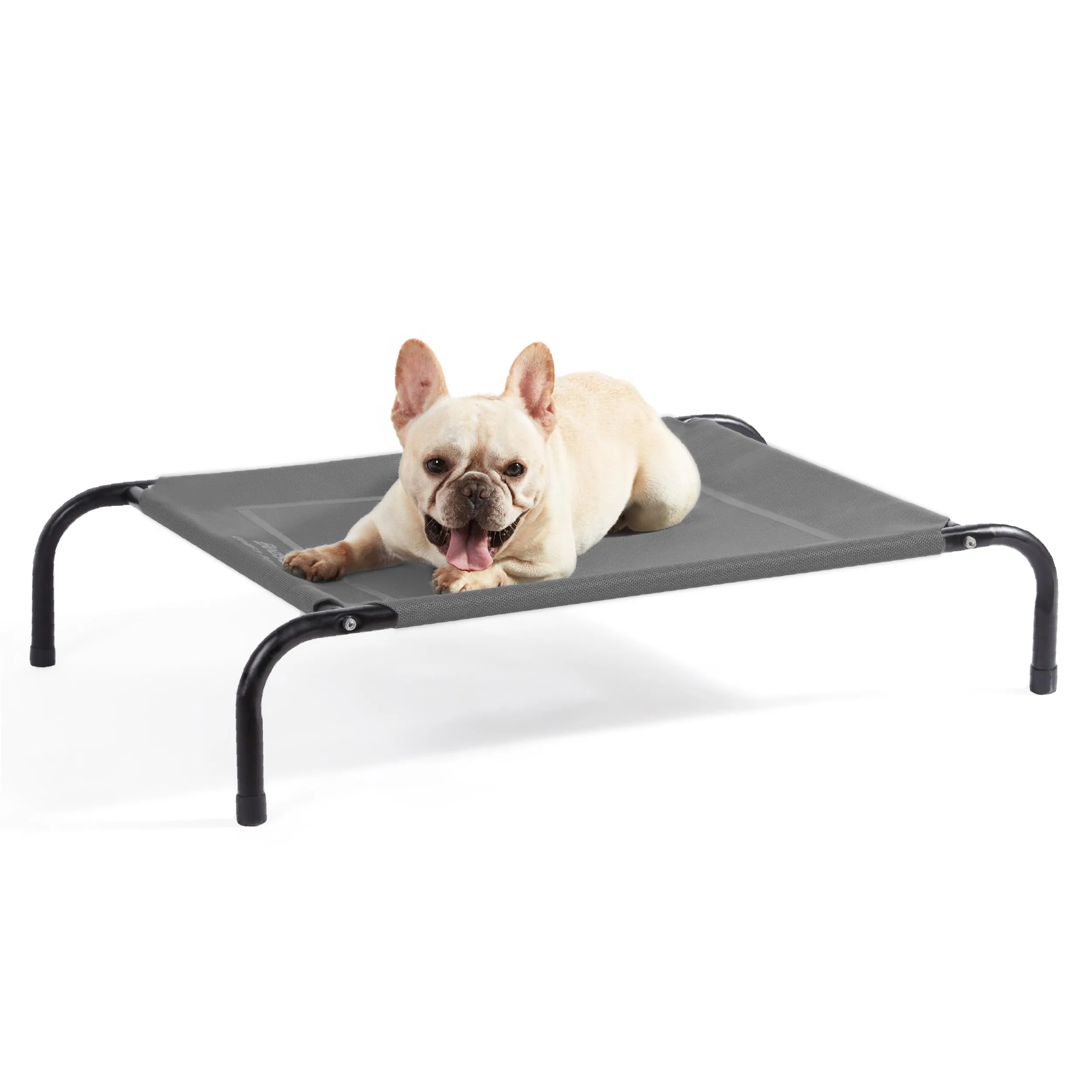 Outdoor Elevated Dog Bed Large Sized Dog, Portable Indoor &amp; Outdoor Cooling Raised Cot Pet Hammock Bed with Skid-Resistant Feet, Frame with Breathable Mesh