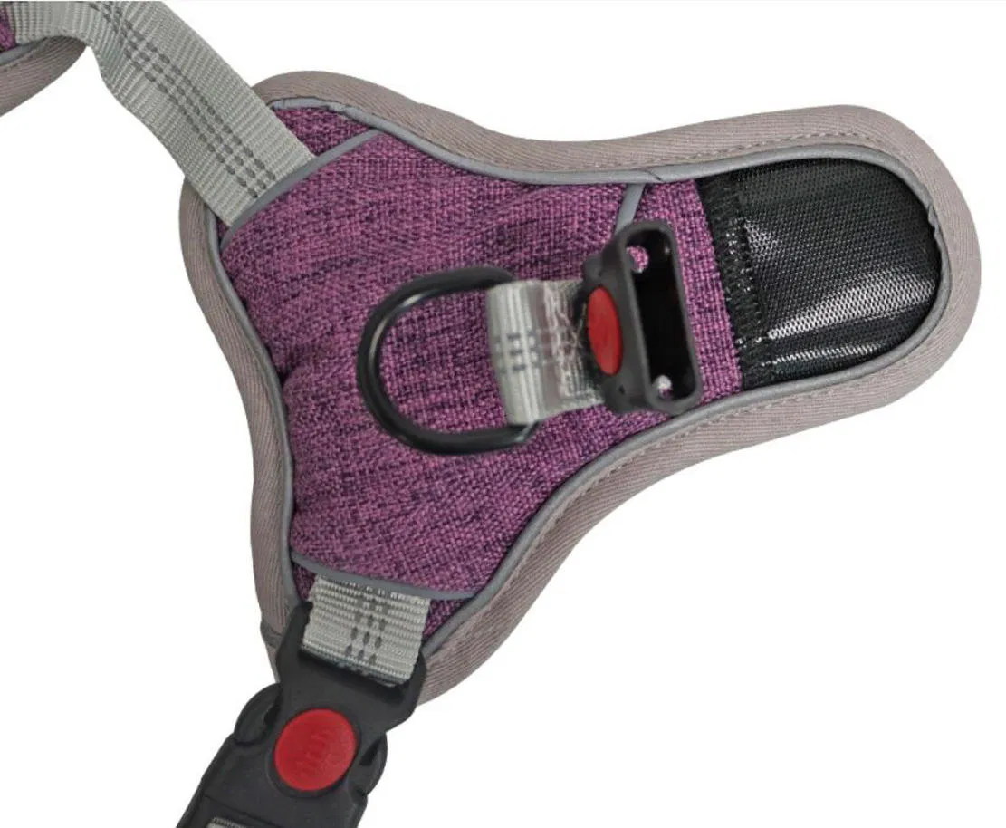 Reflective No Pull Pet Dog Harness Easy Walking Dog Harness Collar Lead