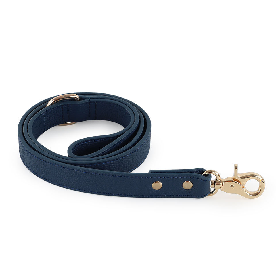 Popular Handmade Custom Color Logo Design Premium Luxury Vegan Genuine Leather Dog Collar and Leash Set