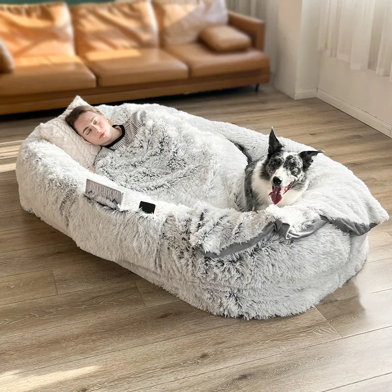Wholesale Giant Plush Dog Bed