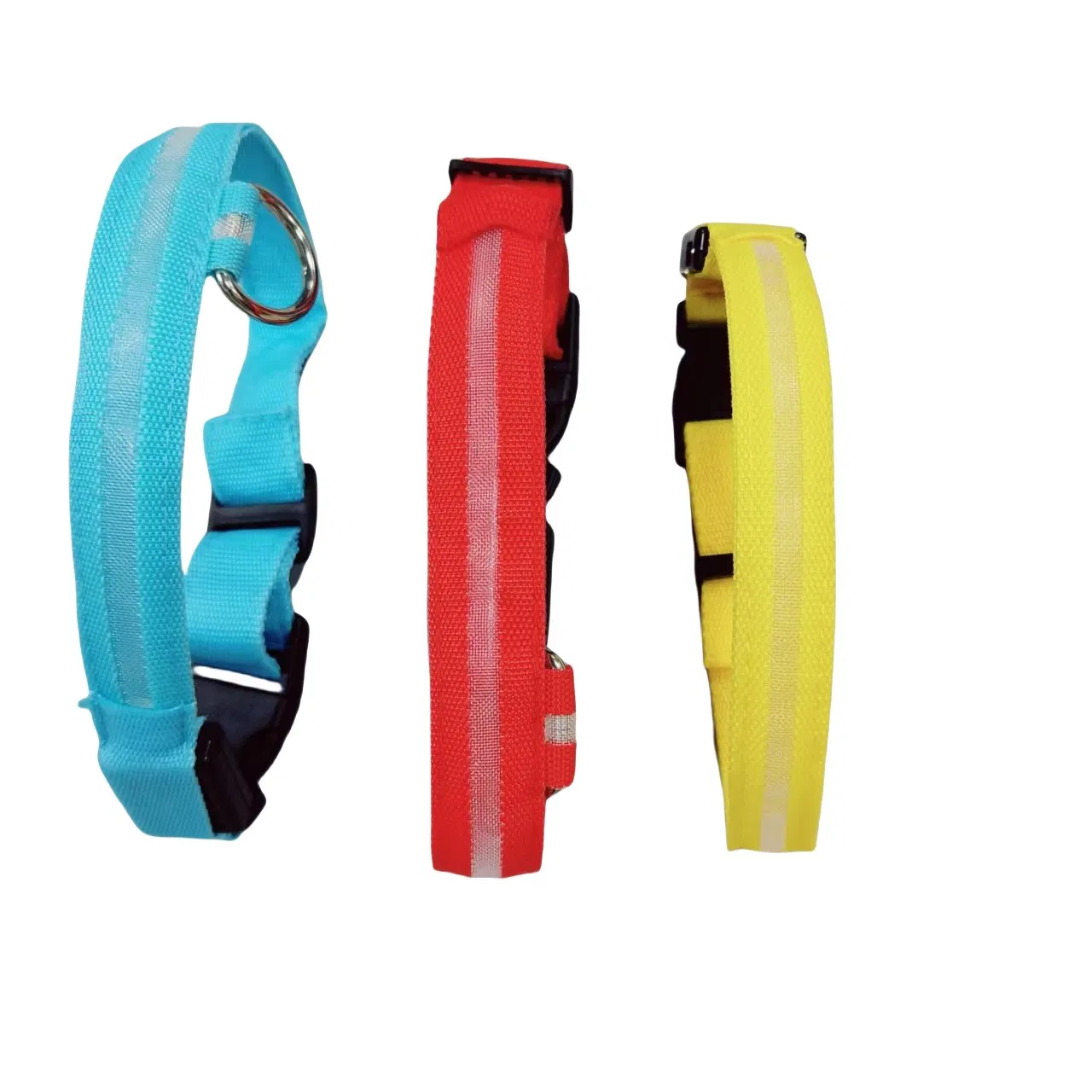 Electronic LED Dog Collar Glow in Dark Pet Luminous Collar Glow Night Anti-Lost Dog Light LED Pet Collar