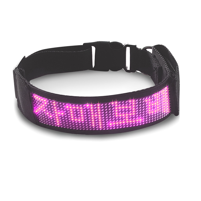 New Arrival: Traction-Style Pet LED Collar, Rechargeable LED Luminous Collar, Dog LED Pet Neck Collar