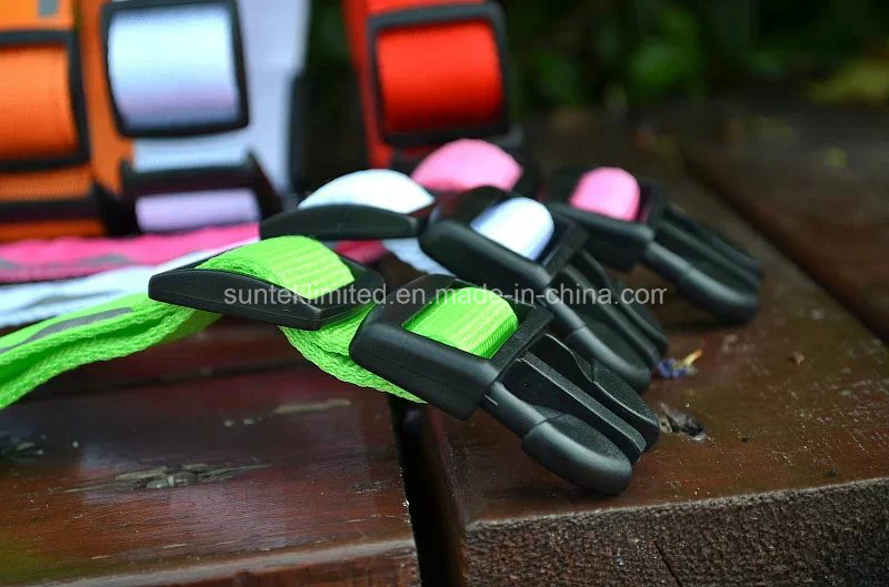 Double Reflector Strip LED USB Rechargeable Glow in Dark Dog Harness Dog Collar for Wholesale