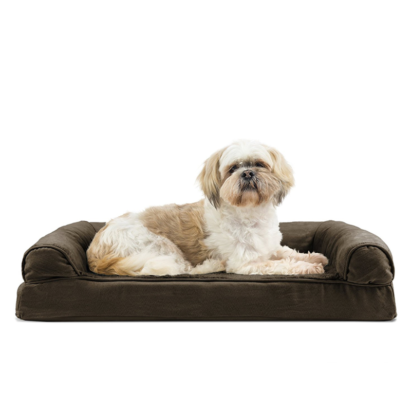 Hanyang Custom Pet Beds for Large Dogs Washable Sofa Memory Foam Dog Bed Orthopedic Dog Bed