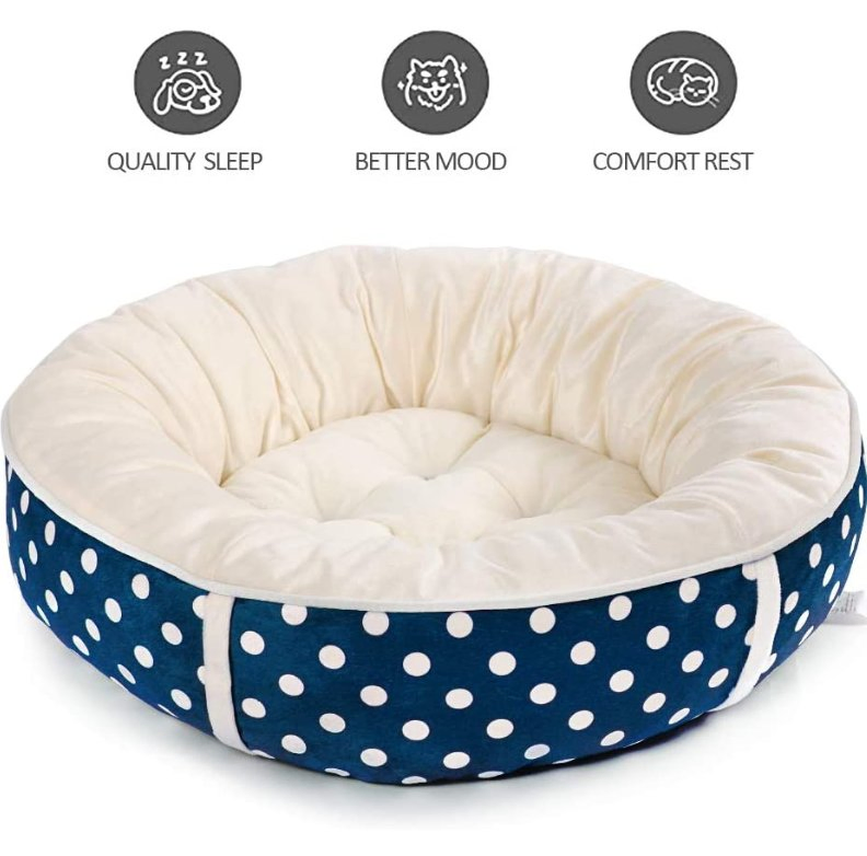 High Quality Memory Foam Calming Luxury Supply Fluffy Pet Bed