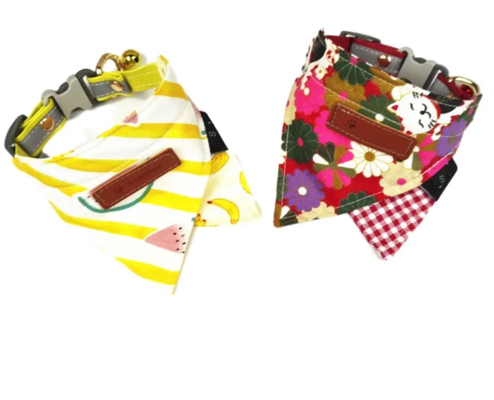 Pet Collar, Dog Bandanas Handkerchiefs Scarfs Triangle Bibs, Creative Adjustable Pet Dog Cat Puppies Collar