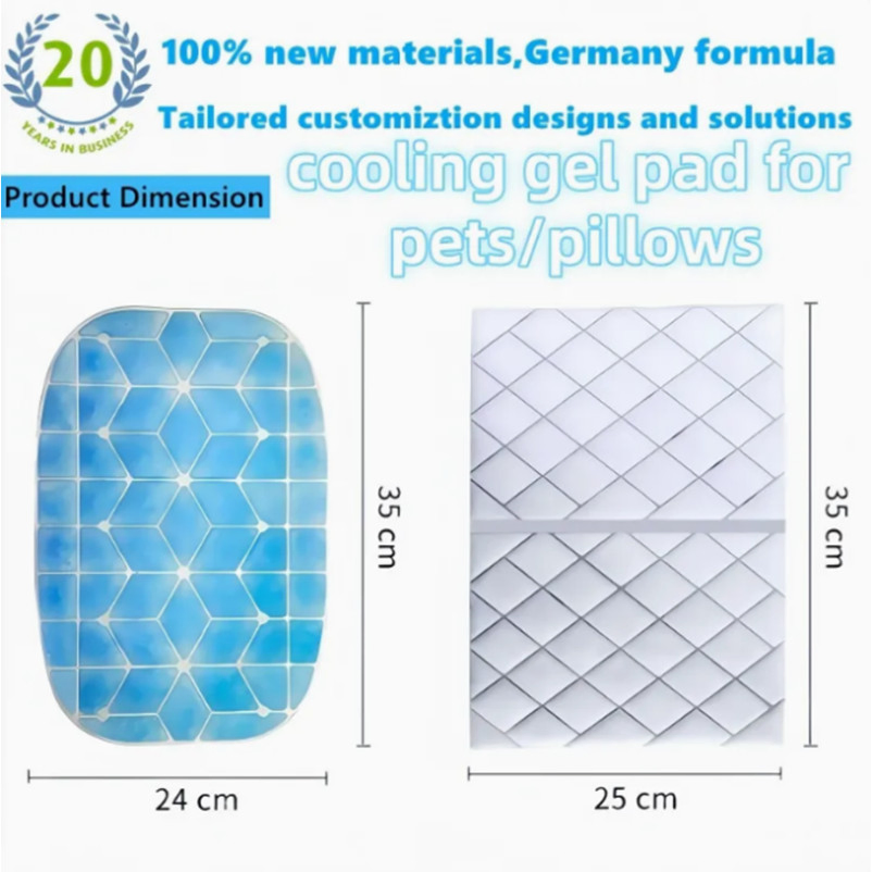 Chill Dog Bed Pad Summer Ice PCM Self-Cooling Pet Sleeping Mat