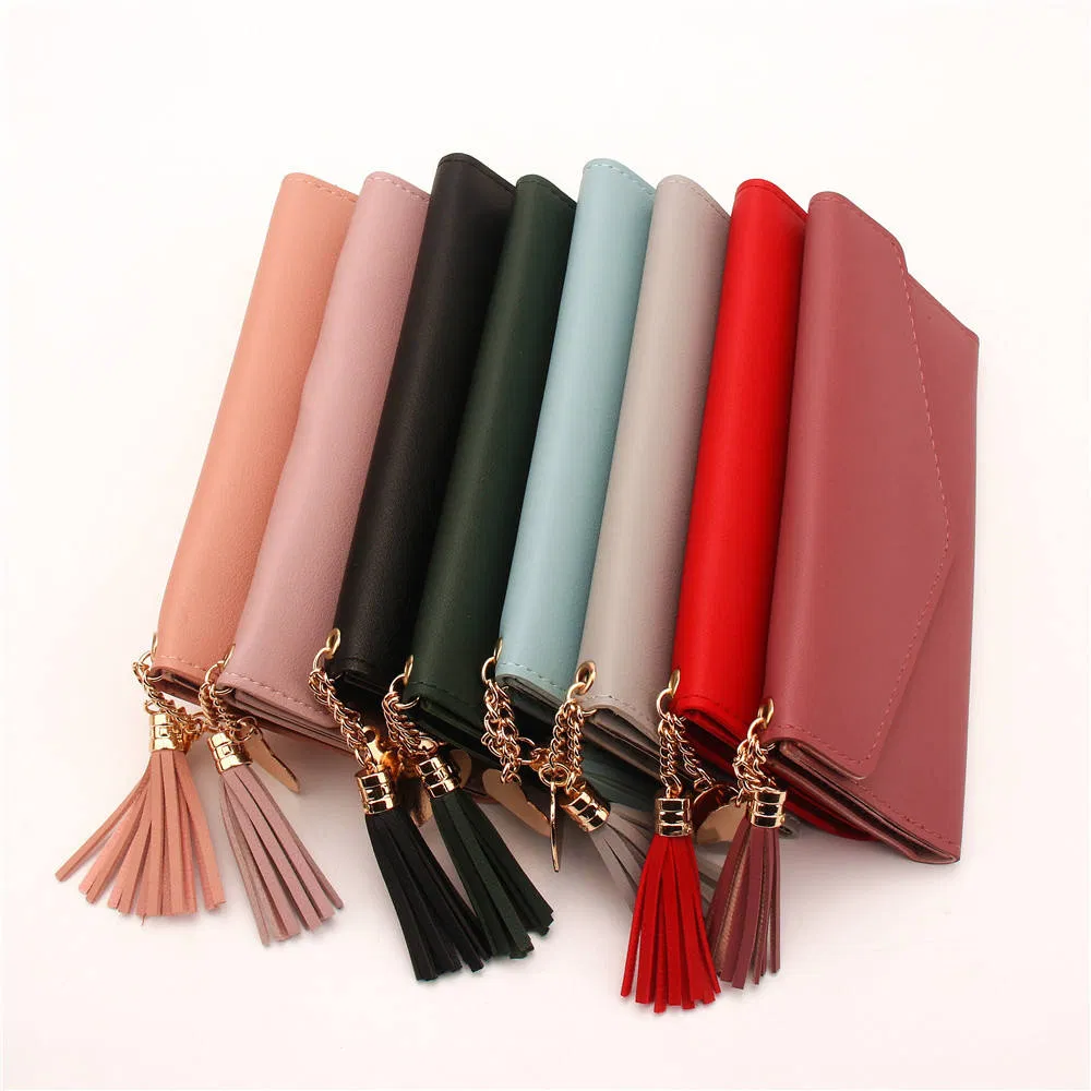 Long Women's Wallet Female Purses Tassel Coin Purse Card Holder Wallets