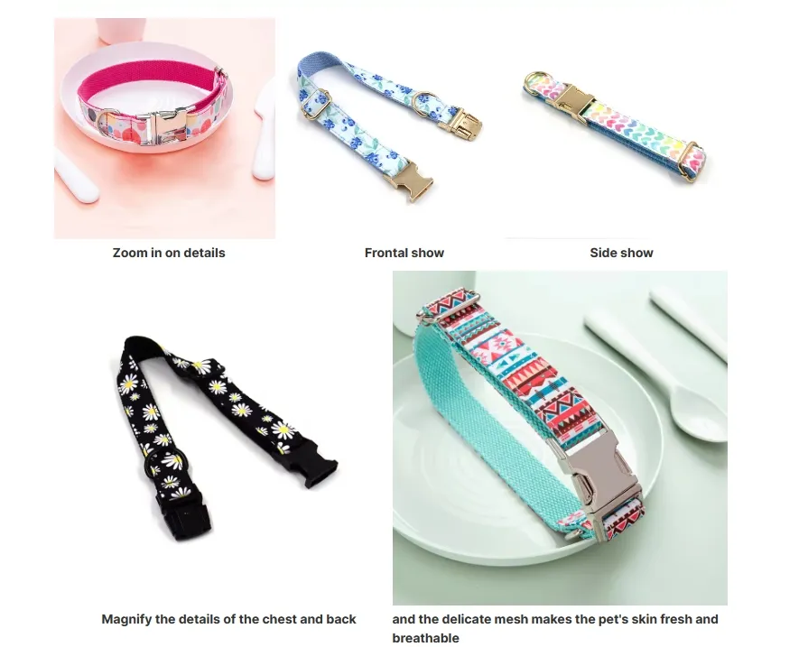 Floral Dog Collar Detail 7