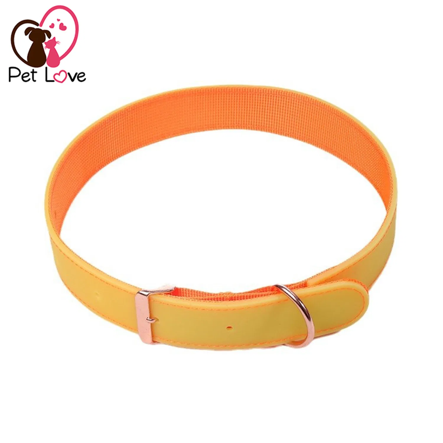 Comfortable Silicone Pet Collar with Zinc Alloy Buckle