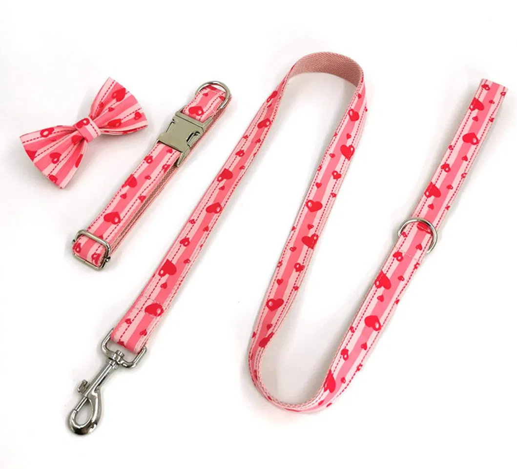 Dog Dots Bowknot Collar 2